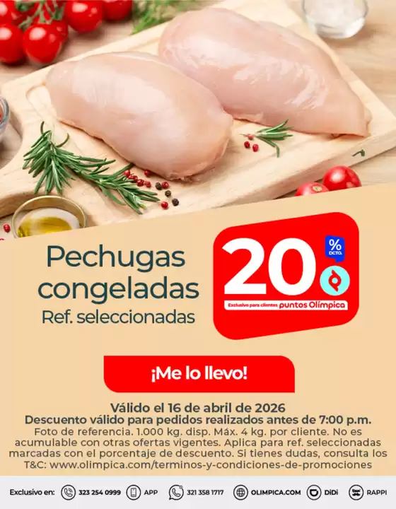 Catálogo Olímpica | Ofertas exclusivas para nuestros clientes | 2026-04-16T00:00:00.000Z - 2026-04-16T00:00:00.000Z