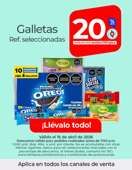 Catálogo Olímpica | Ofertas especiales atractivas para todos | 2026-04-16T00:00:00.000Z - 2026-04-16T00:00:00.000Z