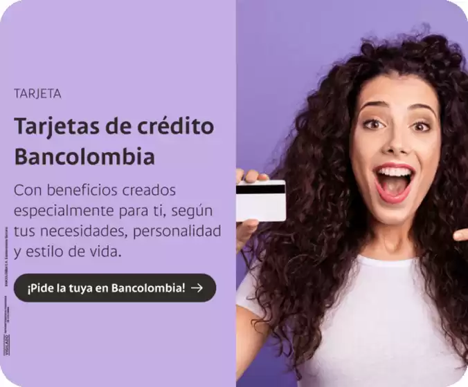 Catálogo Bancolombia en Mariquita | Grandes descuentos en productos seleccionados | 2026-04-16T00:00:00.000Z - 2026-04-30T00:00:00.000Z
