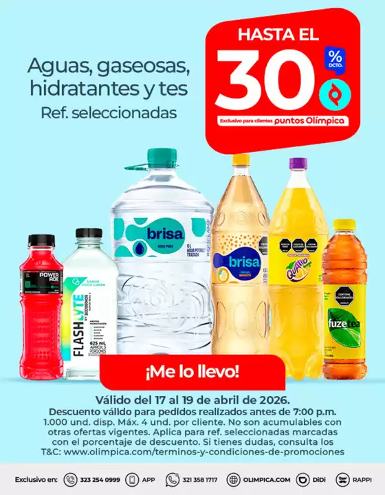 Catálogo Olímpica en Bello | Ofertas especiales atractivas para todos | 2026-04-17T00:00:00.000Z - 2026-04-19T00:00:00.000Z