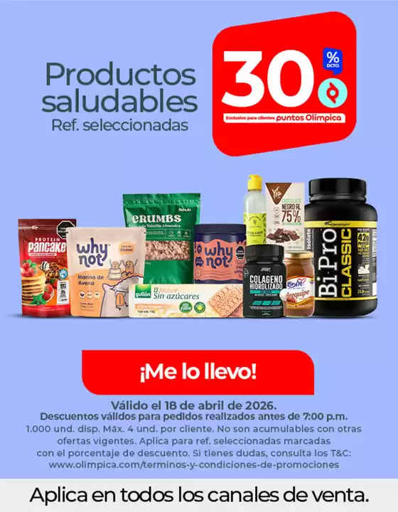 Catálogo Olímpica en Puente Aranda | Gangas y ofertas actuales | 2026-04-18T00:00:00.000Z - 2026-04-18T00:00:00.000Z