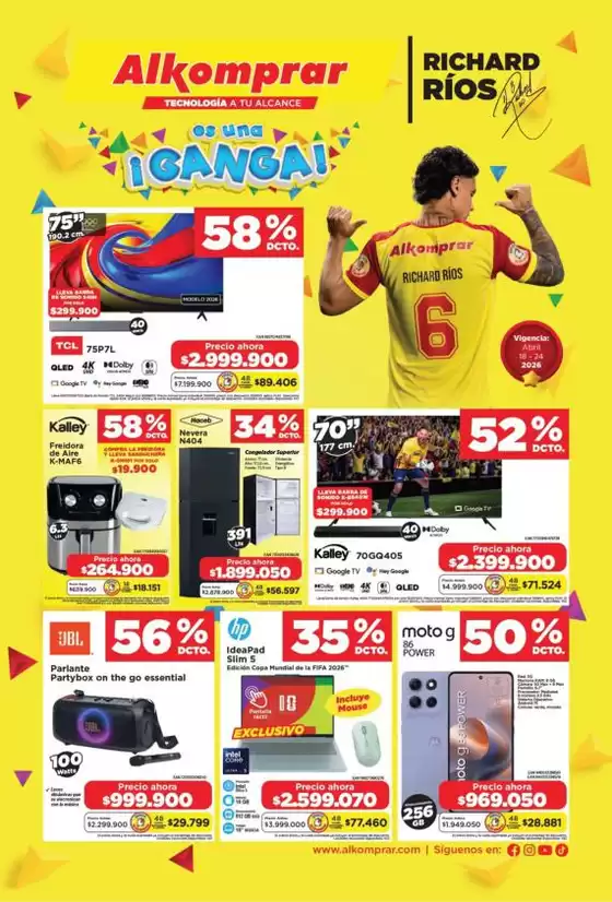 Catálogo Alkomprar en Aguadas | Catálogo Alkomprar | 2026-04-18T00:00:00.000Z - 2026-04-24T00:00:00.000Z