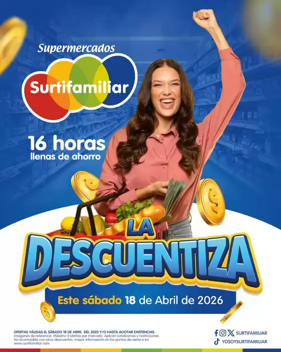 Catálogo Surtifamiliar | Grandes descuentos en productos seleccionados | 2026-04-18T00:00:00.000Z - 2026-04-18T00:00:00.000Z