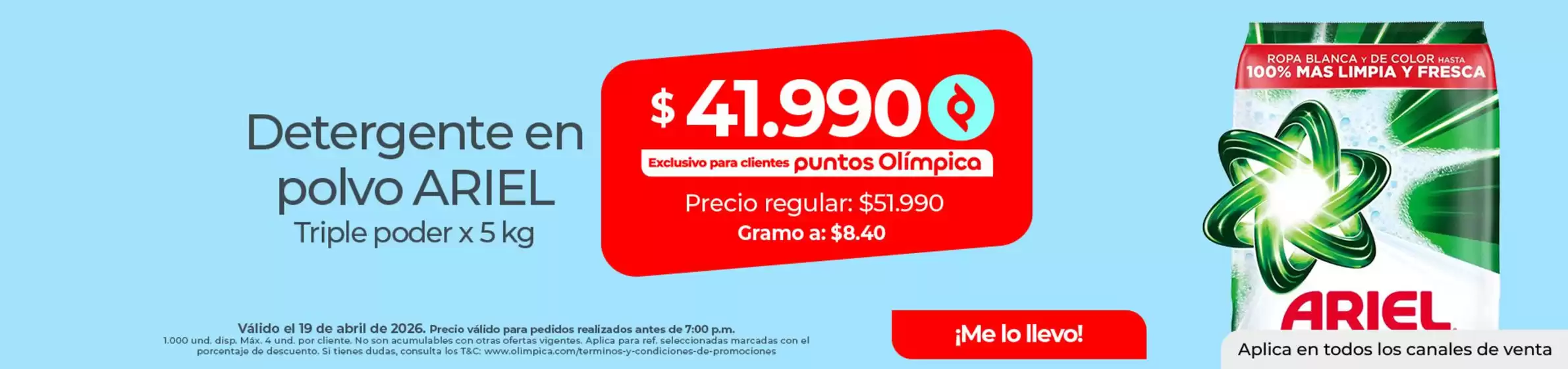 Catálogo Olímpica en Yopal | Excelente oferta para cazadores de gangas | 2026-04-19T00:00:00.000Z - 2026-04-19T00:00:00.000Z