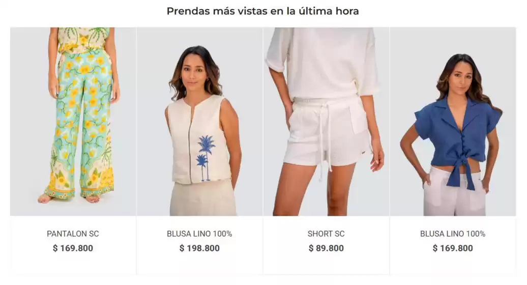 Catálogo Gino Passcalli | Prendas más vistas en la última hora | 2026-04-21T00:00:00.000Z - 2026-04-26T00:00:00.000Z