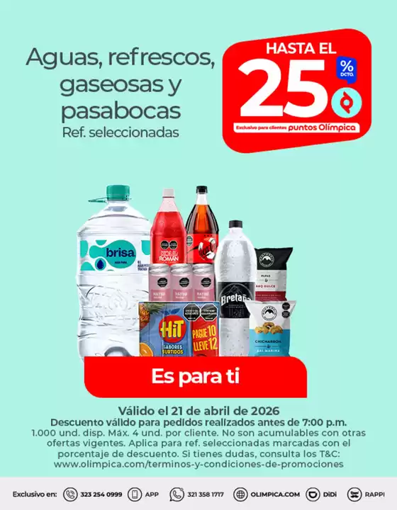 Catálogo Olímpica | Gangas y ofertas actuales | 2026-04-21T00:00:00.000Z - 2026-04-21T00:00:00.000Z
