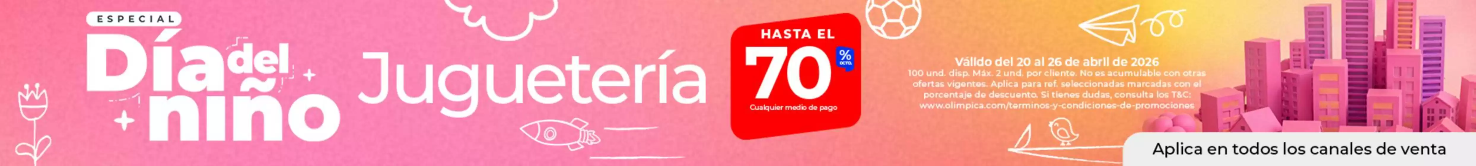 Catálogo Olímpica | Ofertas principales para todos los cazadores de gangas | 2026-04-20T00:00:00.000Z - 2026-04-26T00:00:00.000Z