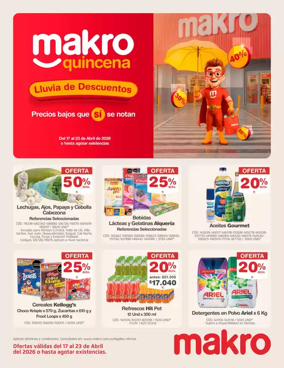 Catálogo Makro en Ciudad Bolívar | Lluvia de Descuentos | 2026-04-21T00:00:00.000Z - 2026-04-23T00:00:00.000Z