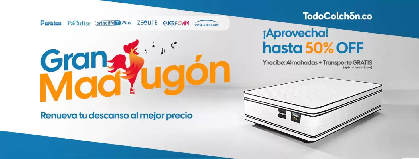 Catálogo TodoColchon | Aprovecha Hasta 50% OFF  | 2026-04-21T00:00:00.000Z - 2026-04-30T00:00:00.000Z