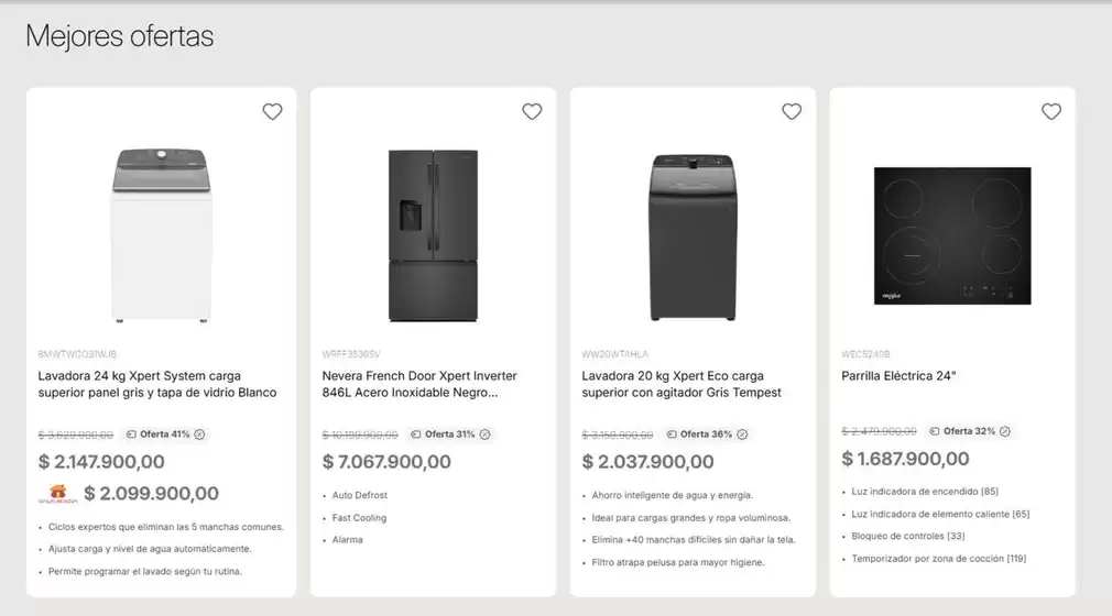 Catálogo Whirlpool en Itagüí | Mejores ofertas | 2026-04-21T00:00:00.000Z - 2026-05-03T00:00:00.000Z
