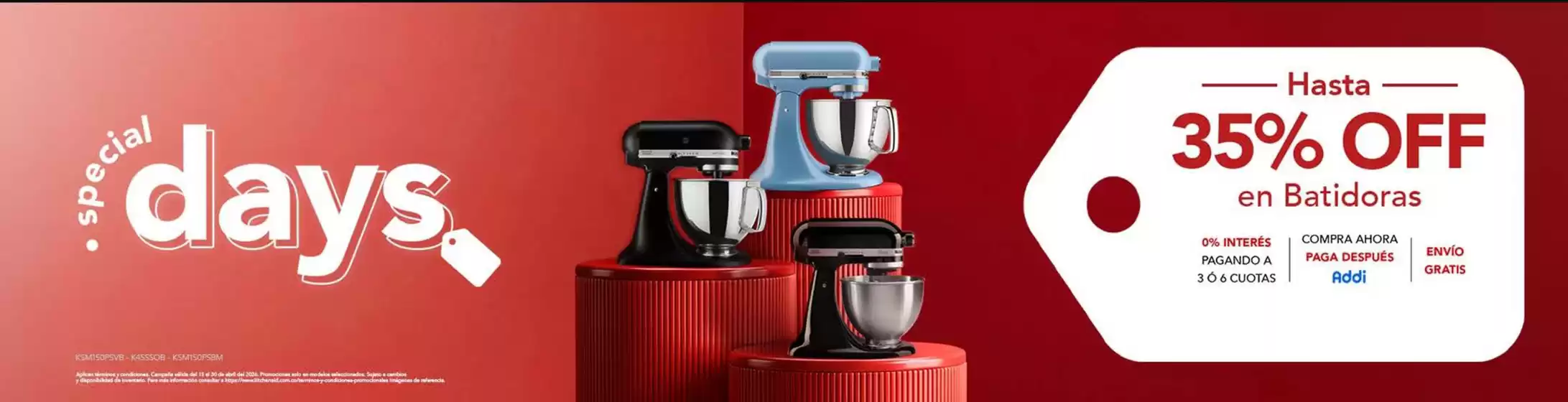 Catálogo KitchenAid | Special Days Hasta 35% OFF | 2026-04-22T00:00:00.000Z - 2026-04-30T00:00:00.000Z