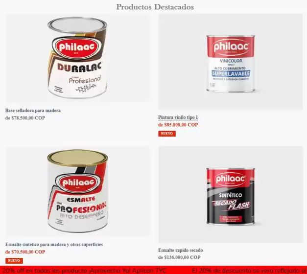 Catálogo Philaac en Buga | Productos Destacados | 2026-04-22T00:00:00.000Z - 2026-05-03T00:00:00.000Z