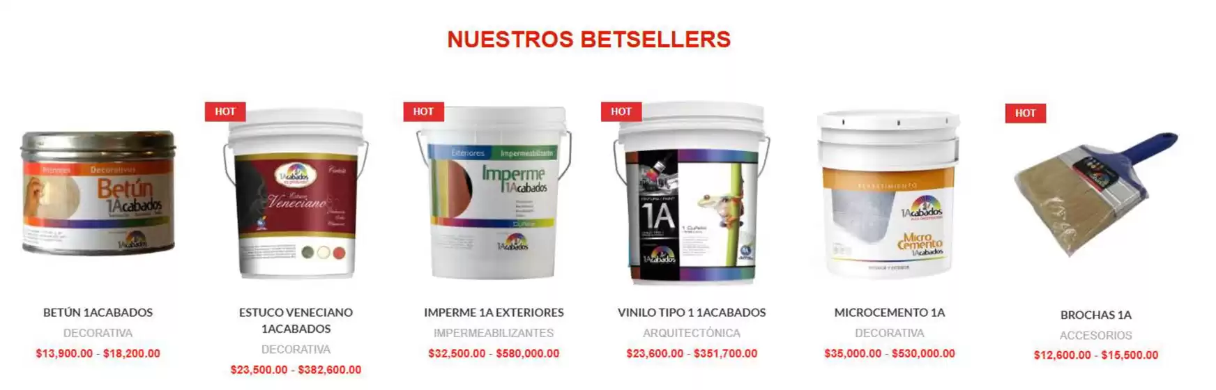 Catálogo 1Acabados en Buga | Nuestros Bestsellers | 2026-04-22T00:00:00.000Z - 2026-05-25T00:00:00.000Z