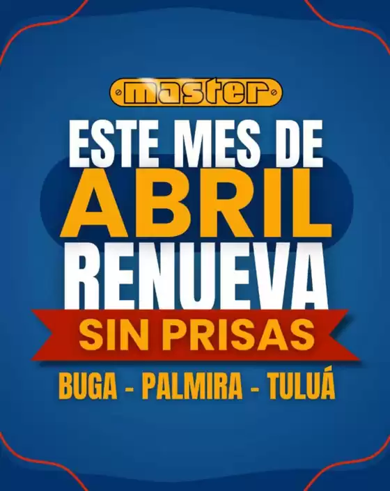 Catálogo Ferretería Master en Buga | Renueva sin prisa en Abril  | 2026-04-22T00:00:00.000Z - 2026-04-30T00:00:00.000Z