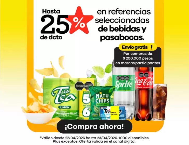 Catálogo Éxito en Charalá | Gangas exclusivas | 2026-04-22T00:00:00.000Z - 2026-04-23T00:00:00.000Z