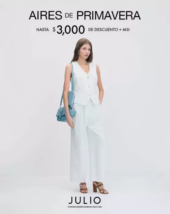Catálogo Julio | Aires de Primavera hasta $3,000 de descuento | 2026-04-24T00:00:00.000Z - 2026-04-26T00:00:00.000Z
