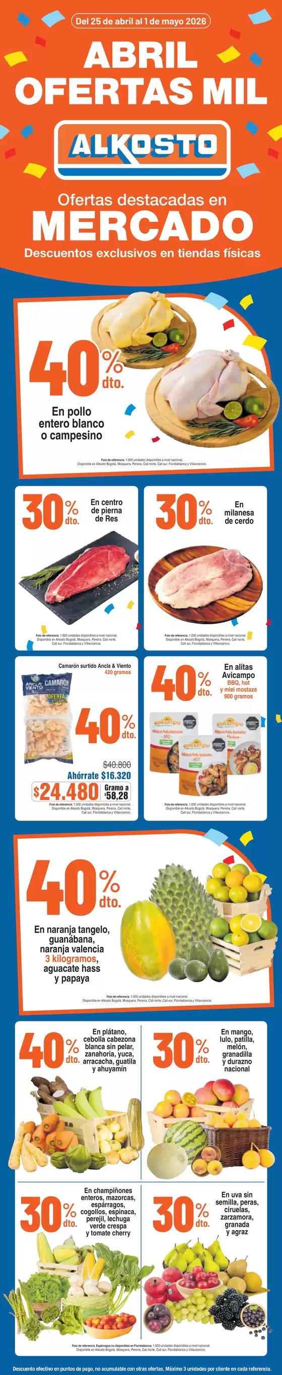 Catálogo Alkosto | Separata mercado | 2026-04-25T00:00:00.000Z - 2026-05-01T00:00:00.000Z