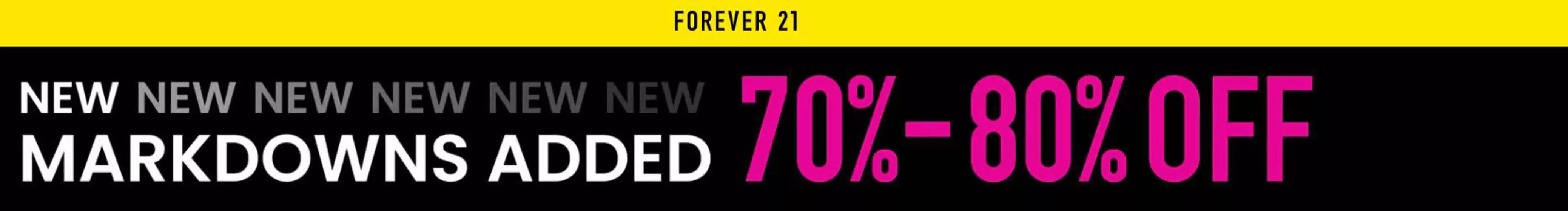 Catálogo Forever 21 en Guadalajara de Buga | New Markdowns added 70% - 80% OFF | 2026-04-24T00:00:00.000Z - 2026-04-30T00:00:00.000Z