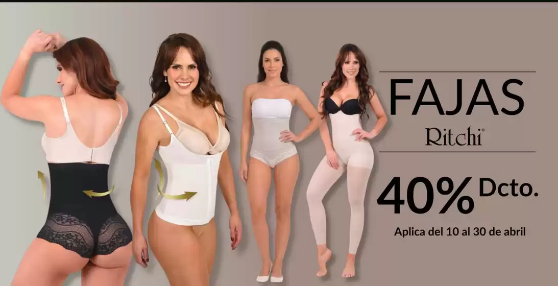 Catálogo Ritchi en Guadalajara de Buga | Fajas Ritchi 40% OFF | 2026-04-24T00:00:00.000Z - 2026-04-30T00:00:00.000Z