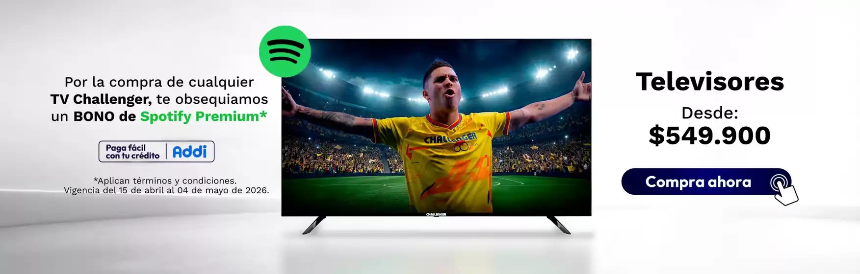 Catálogo Challenger en Santa Rosa de Cabal | Descubre ofertas atractivas | 2026-04-15T00:00:00.000Z - 2026-05-04T00:00:00.000Z