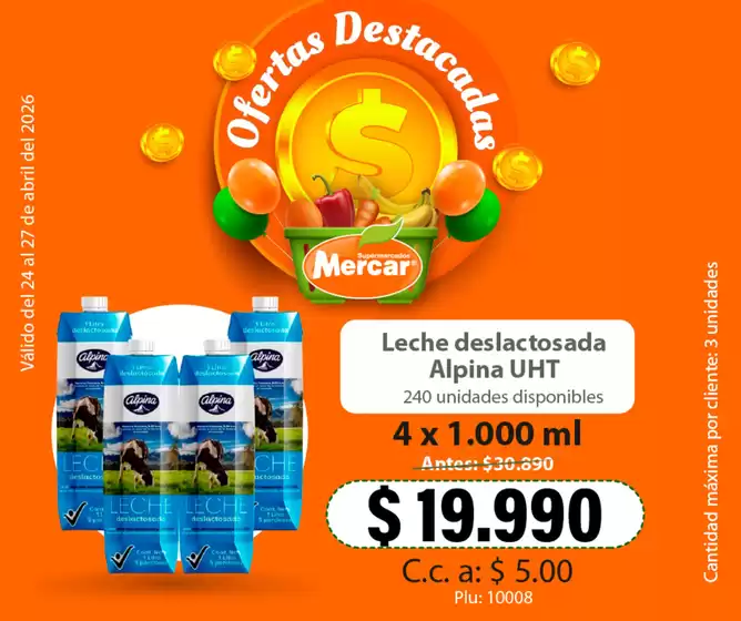 Catálogo Mercar en Necoclí | Ofertas exclusivas para nuestros clientes | 2026-04-24T00:00:00.000Z - 2026-04-27T00:00:00.000Z