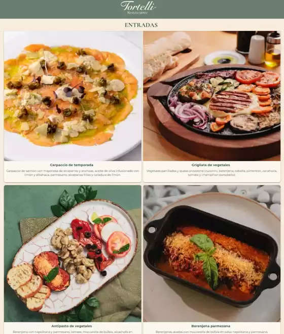 Catálogo Restaurante Tortelli en Granada Antioquia | Menu Restaurante Tortelli | 2026-04-27T00:00:00.000Z - 2026-05-31T00:00:00.000Z