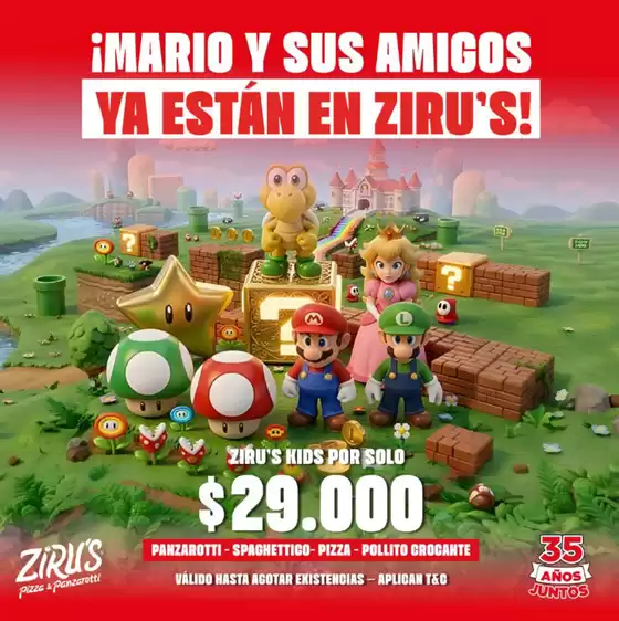 Catálogo Zirus Pizza en Granada Antioquia | Panzarotti, spaguetti, pizza y pollito crocante por $29.000 | 2026-04-27T00:00:00.000Z - 2026-04-30T00:00:00.000Z