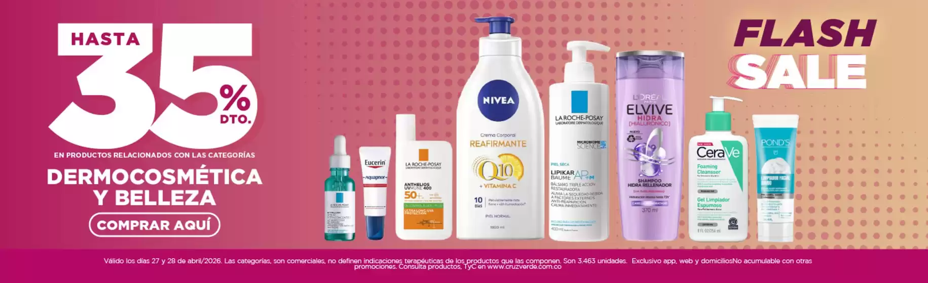 Catálogo Cruz verde | Ofertas principales para todos los cazadores de gangas | 2026-04-27T00:00:00.000Z - 2026-04-28T00:00:00.000Z