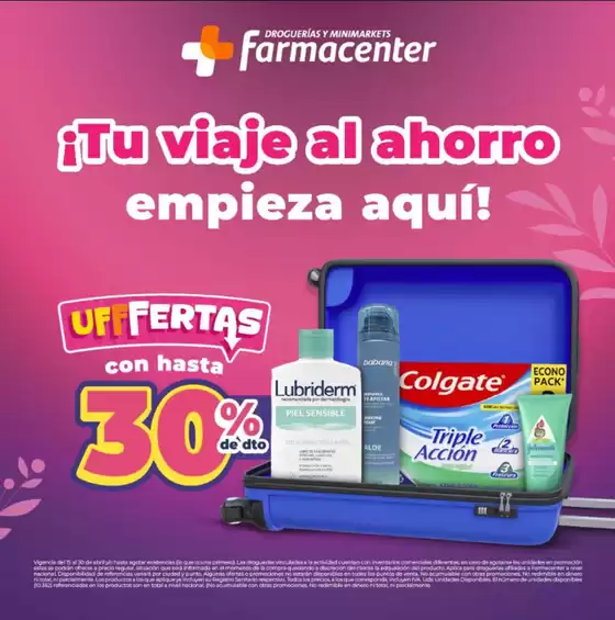 Catálogo Farmacenter | Ufffertas con hasta 30% OFF | 2026-04-28T00:00:00.000Z - 2026-04-30T00:00:00.000Z