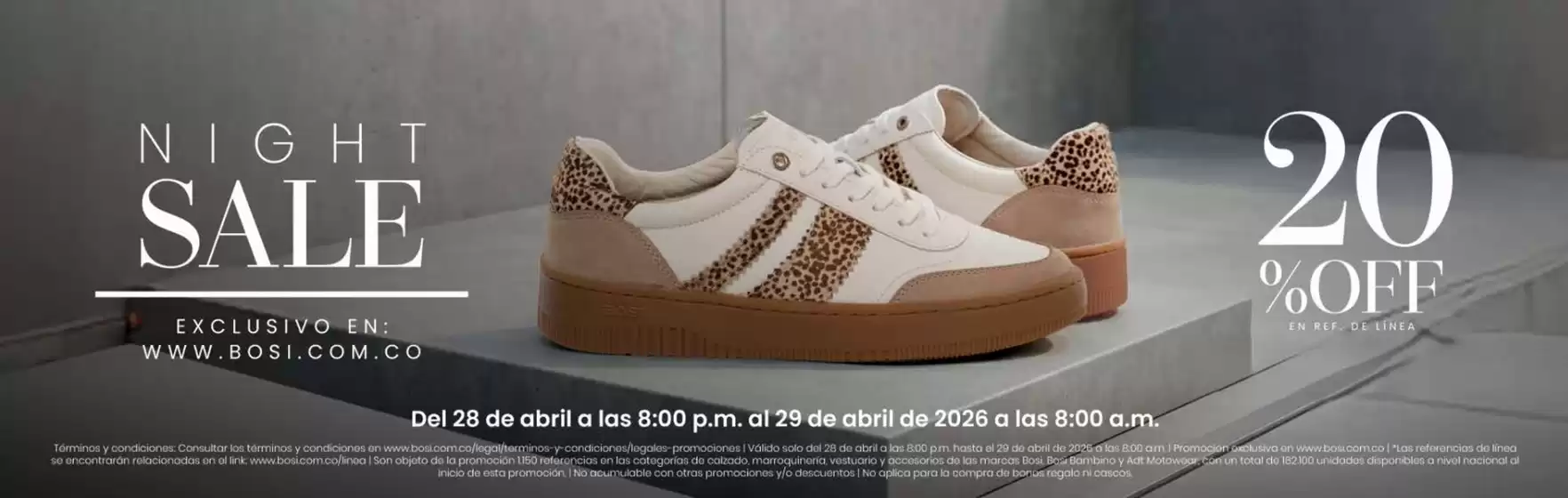 Catálogo Bosi en Bucaramanga | Night Sale Hasta 20% OFF | 2026-04-29T00:00:00.000Z - 2026-04-29T00:00:00.000Z