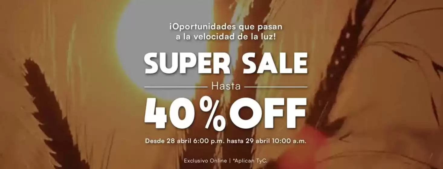 Catálogo Mundo Único en Coloso | Super Sale Hasta 40% OFF | 2026-04-29T00:00:00.000Z - 2026-04-29T00:00:00.000Z