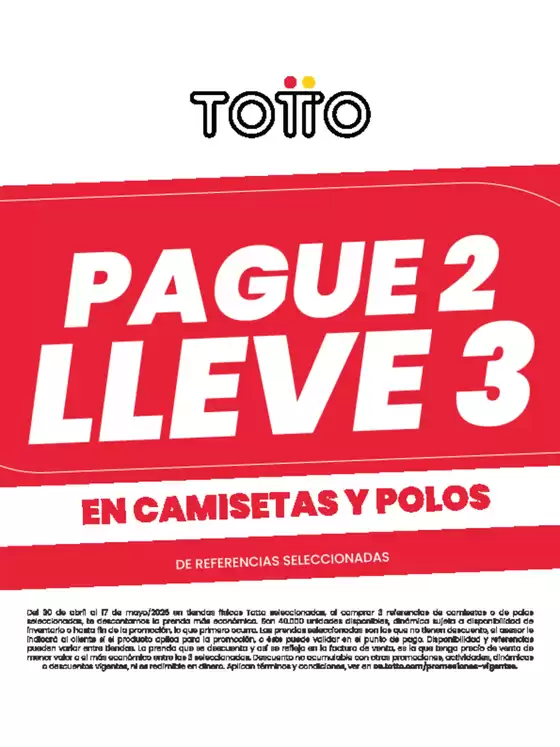 Catálogo Totto en Coloso | Ofertas Totto | 2026-04-30T00:00:00.000Z - 2026-05-17T00:00:00.000Z