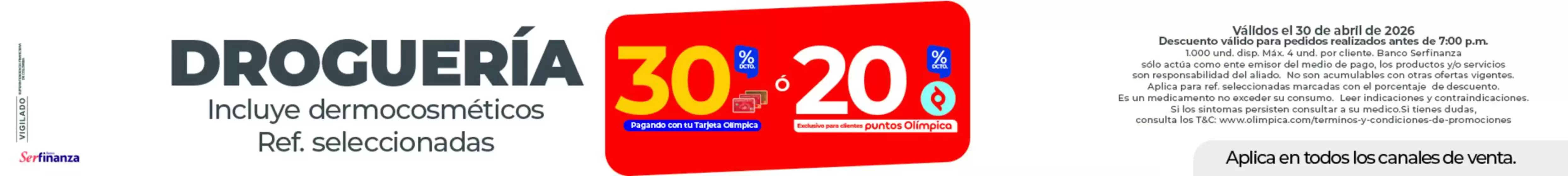 Catálogo Olímpica en Chinú | Descuentos y promociones | 2026-04-30T00:00:00.000Z - 2026-04-30T00:00:00.000Z