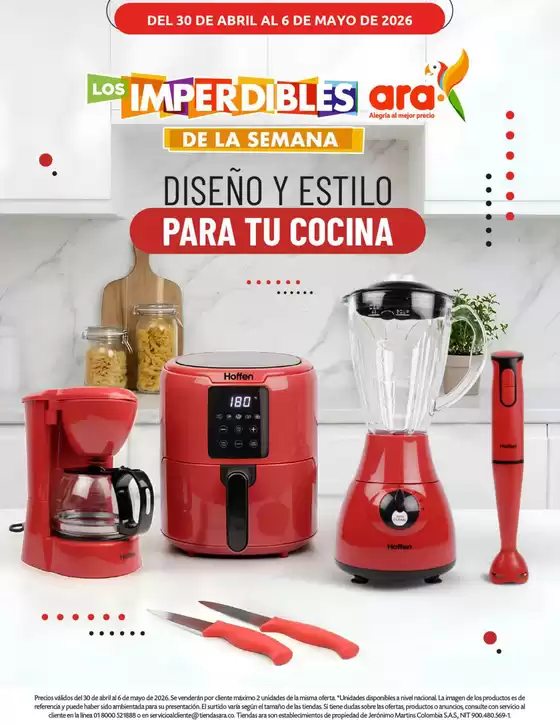 Catálogo Ara en Cartagena | IMPERDIBLES S18 AF | 2026-04-30T00:00:00.000Z - 2026-05-06T00:00:00.000Z
