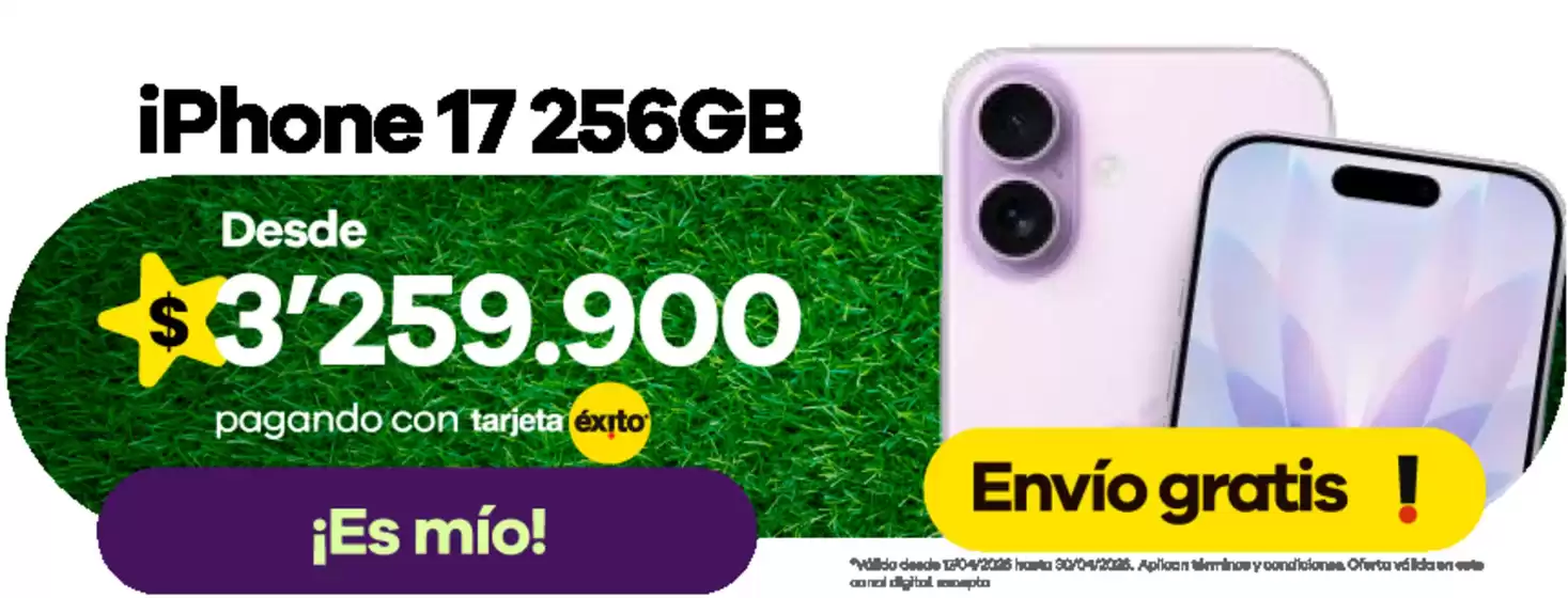 Catálogo Éxito en Pasto | Nuevas ofertas para descubrir | 2026-04-12T00:00:00.000Z - 2026-04-30T00:00:00.000Z