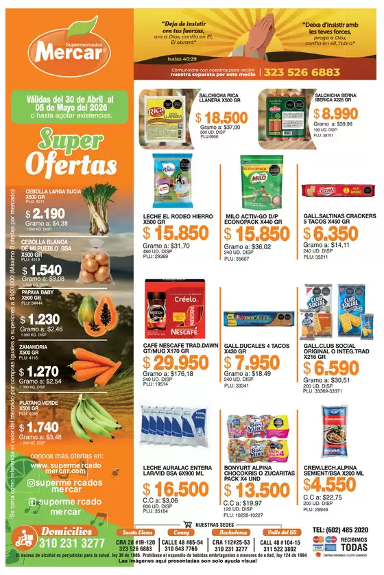 Catálogo Mercar en Acacías | Mercar 30 Marzo compressed 2 | 2026-04-30T00:00:00.000Z - 2026-05-05T00:00:00.000Z