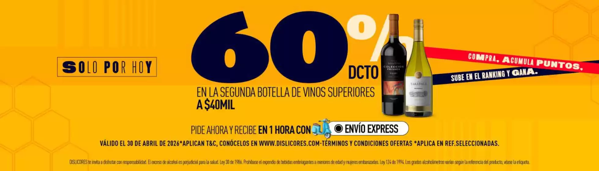 Catálogo Dislicores | Ofertas Solo por Hoy  | 2026-04-30T00:00:00.000Z - 2026-04-30T00:00:00.000Z