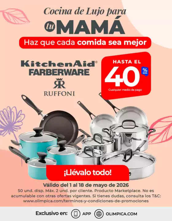 Catálogo Olímpica | Ofertas principales para ahorradores | 2026-05-01T00:00:00.000Z - 2026-05-18T00:00:00.000Z