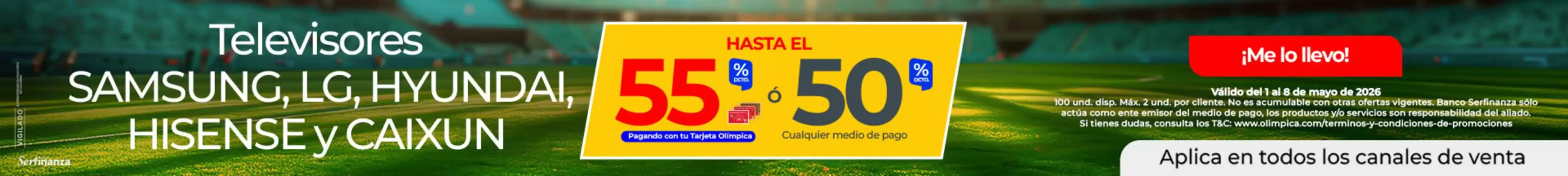Catálogo Olímpica | Gran variedad de ofertas | 2026-05-01T00:00:00.000Z - 2026-05-08T00:00:00.000Z