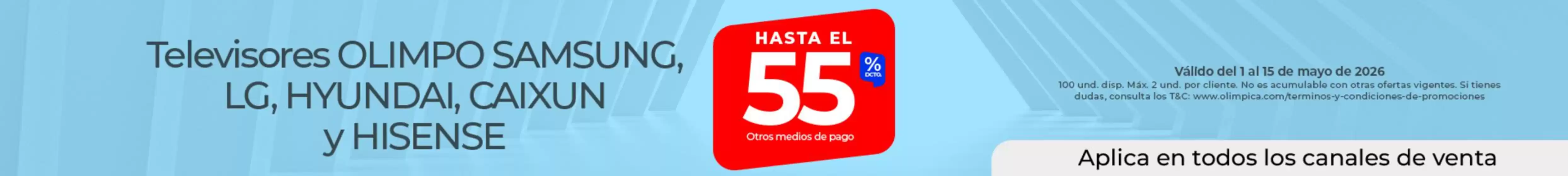 Catálogo Olímpica | Ofertas y gangas exclusivas | 2026-05-01T00:00:00.000Z - 2026-05-15T00:00:00.000Z