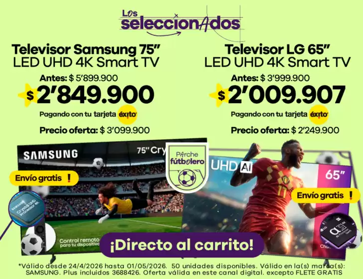 Catálogo Éxito en Circasia | Ofertas Éxito | 2026-04-24T00:00:00.000Z - 2026-05-01T00:00:00.000Z