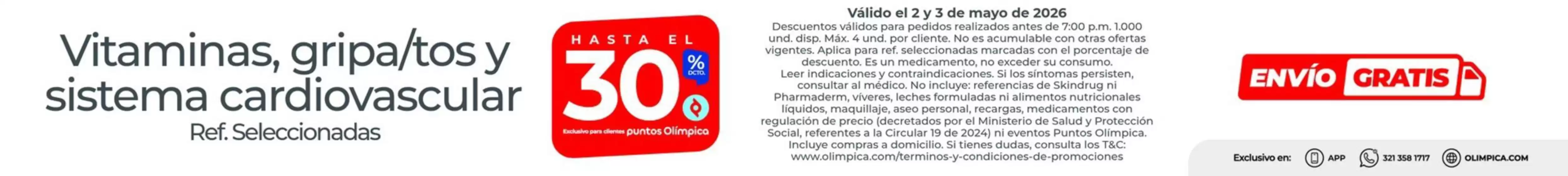 Catálogo Olímpica | Excelente oferta para cazadores de gangas | 2026-05-02T00:00:00.000Z - 2026-05-03T00:00:00.000Z