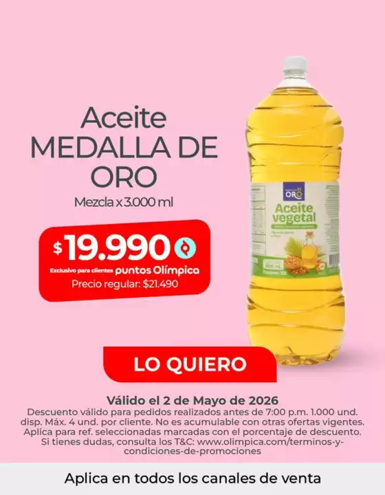Catálogo Olímpica | Gangas exclusivas | 2026-05-02T00:00:00.000Z - 2026-05-02T00:00:00.000Z