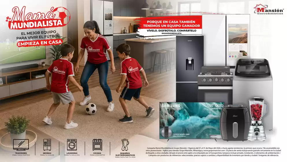 Catálogo Mansión Electrodomésticos | Ofertas Mansión Electrodomésticos | 2026-05-01T00:00:00.000Z - 2026-05-31T00:00:00.000Z