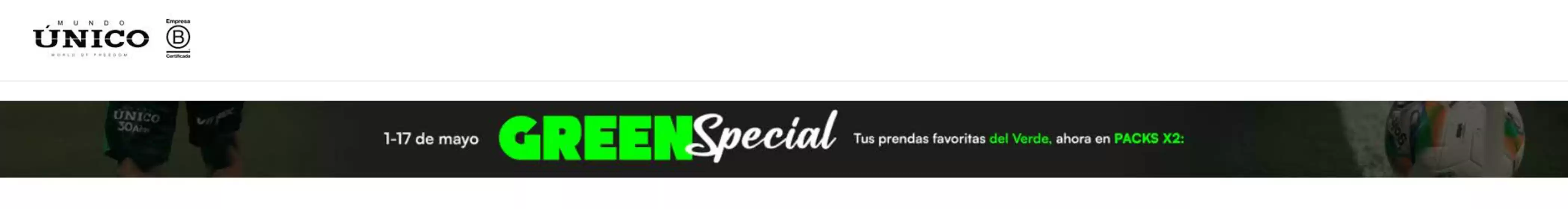 Catálogo Mundo Único | Green Special | 2026-05-04T00:00:00.000Z - 2026-05-17T00:00:00.000Z