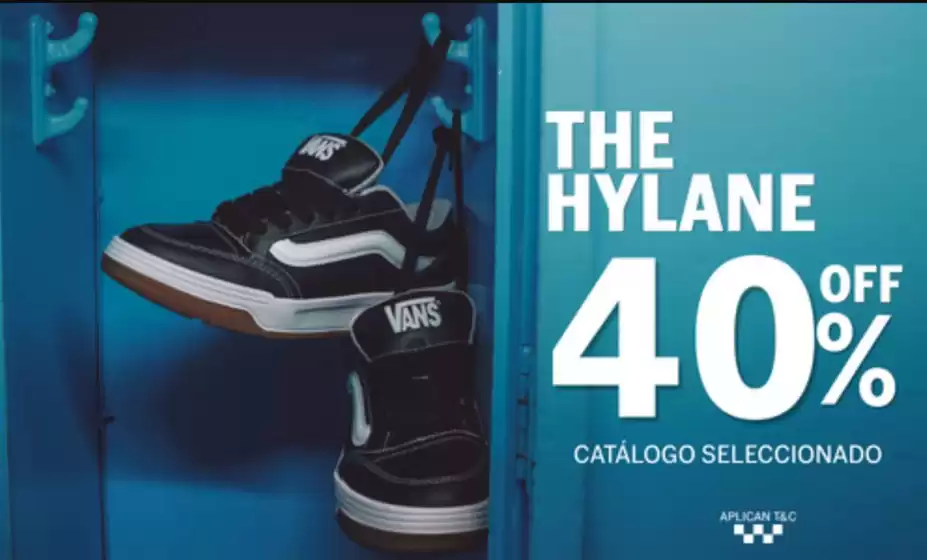Catálogo Vans | The hylane Hasta 40% OFF | 2026-05-04T00:00:00.000Z - 2026-05-10T00:00:00.000Z