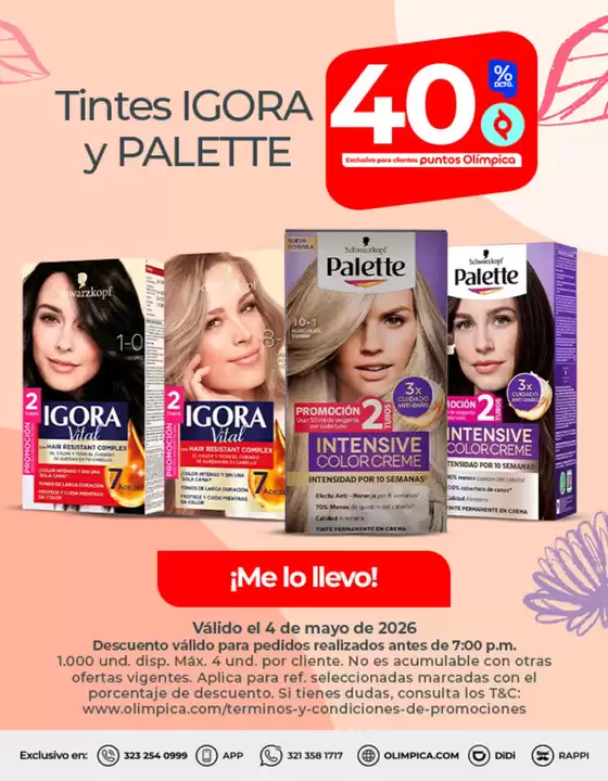 Catálogo Olímpica | Ofertas principales para todos los clientes | 2026-05-04T00:00:00.000Z - 2026-05-04T00:00:00.000Z