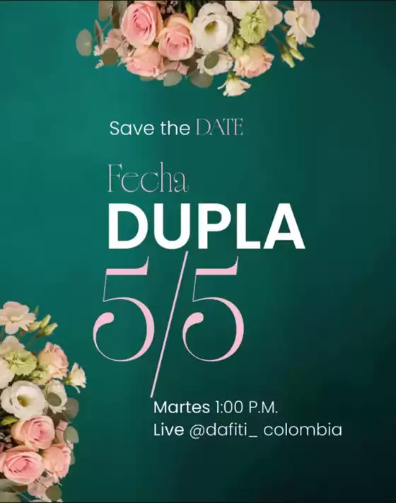 Catálogo Dafiti | Flecha Dupla 5/5 | 2026-05-04T00:00:00.000Z - 2026-05-05T00:00:00.000Z