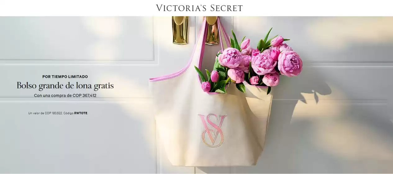 Catálogo Victoria’s Secret | Bolso grande de lona Gratis | 2026-05-04T00:00:00.000Z - 2026-05-04T00:00:00.000Z