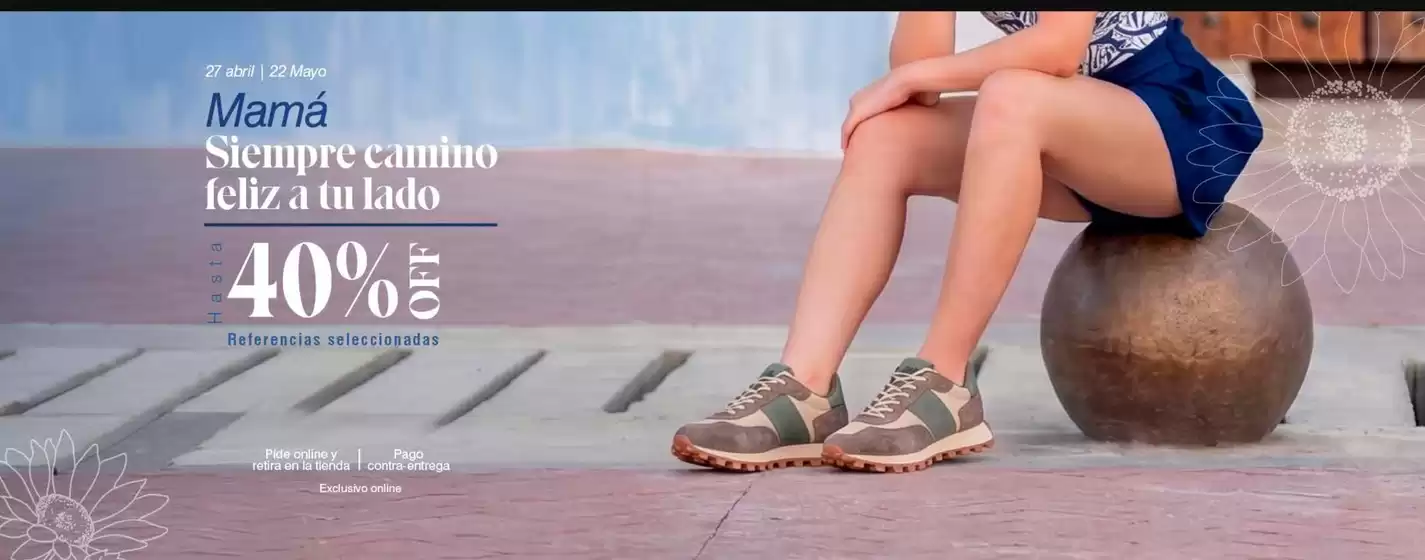 Catálogo Hush Puppies | Mamá siempre camin feliz a tu lado hasta 40% OFF | 2026-05-05T00:00:00.000Z - 2026-05-22T00:00:00.000Z